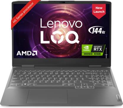 [For AXIS Credit Card] Lenovo Lenovo LOQ AI Powered AMD Ryzen 7 Octa Core 7840HS – (16 GB/512 GB SSD/Windows 11 Home/6 GB Graphics/NVIDIA GeForce RTX 3050) 15APH8D2 Gaming Laptop  (15.6 Inch, Storm Grey, 2.4 kg, With MS Office)