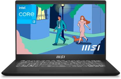 MSI Modern 14 Intel Core i3 11th Gen 1115G4 – (8 GB/512 GB SSD/Windows 11 Home) Modern 14 C11M-031IN Thin and Light Laptop  (14 Inch, Classic Black, 1.4 Kg) at Rs. 27990