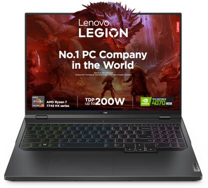 Lenovo Legion Pro 5 AMD Ryzen 7 Octa Core 7745HX - (16 GB/1 TB SSD/Windows 11 Home/8 GB Graphics/NVIDIA GeForce RTX 4070) 16ARX8 Gaming Laptop