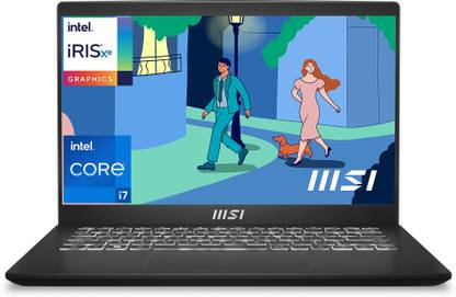 MSI Modern 14 Intel Core i7 12th Gen 1255U - (16 GB/512 GB SSD/Windows 11 Home) Modern 14 C12MO Business Laptop