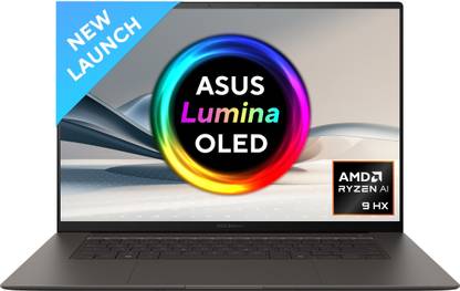 ASUS Zenbook S 16 (2024) OLED - AI PC, with Touchscreen , AMD Ryzen AI 9 12 Core HX 370 - (32 GB/1 TB SSD/Windows 11 Home) UM5606WA-RJ310WS Thin and Light Laptop