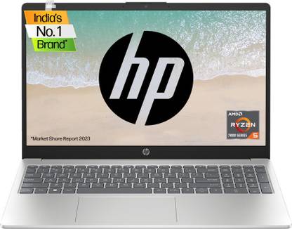 HP 15s AMD Ryzen 5 Quad Core 7520U - (8 GB/512 GB SSD/Windows 11 Home) 15-fc0028AU Thin and Light Laptop