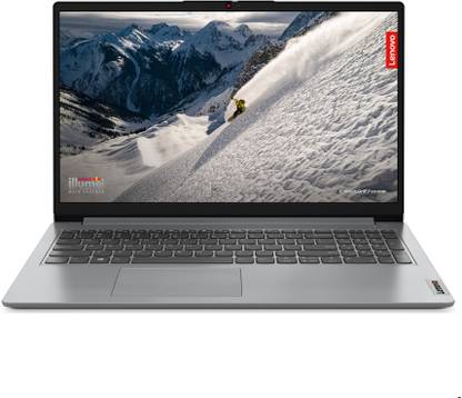 [For  SBI And ICIC banks Credit Card] Lenovo IdeaPad Slim 1 AMD Ryzen 3 Quad Core 7320U – (8 GB/512 GB SSD/Windows 11 Home) 15AMN7 Thin and Light Laptop  (15.6 inch, Cloud Grey, 1.58 Kg, With MS Office)