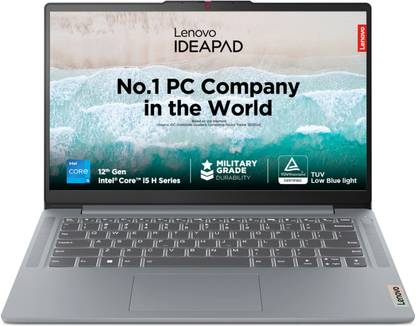 Lenovo IdeaPad Slim 3 Intel Core i5 12th Gen 12450H - (8 GB/512 GB SSD/Windows 11 Home) 14IAH8 Thin and Light Laptop