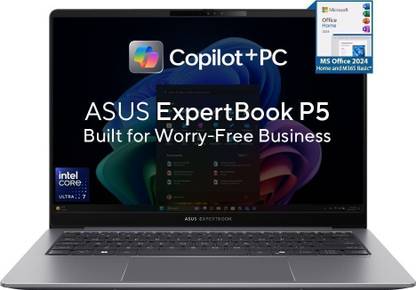 ASUS Expertbook P5 full metal AI PC Intel Core Ultra 7 258V - (32 GB/1 TB SSD/Windows 11 Home) P5405CSA-NZ0215WS Thin and Light Laptop