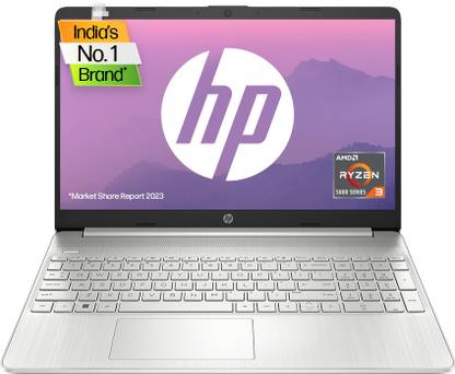 HP Laptop AMD Ryzen 3 Quad Core 5300U - (8 GB/512 GB SSD/Windows 11 Home) 15s- eq2213AU Thin and Light Laptop