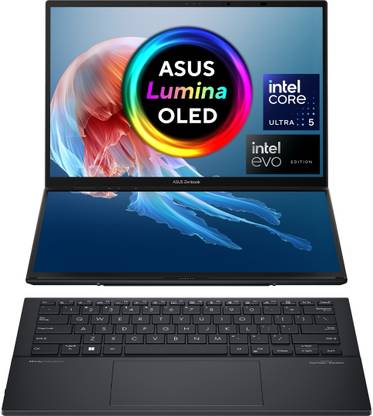 ASUS Zenbook Duo OLED AI PC Intel Core Ultra 5 125H - (16 GB/1 TB SSD/Windows 11 Home) UX8406MA-QL551WS Dual Screen Laptop