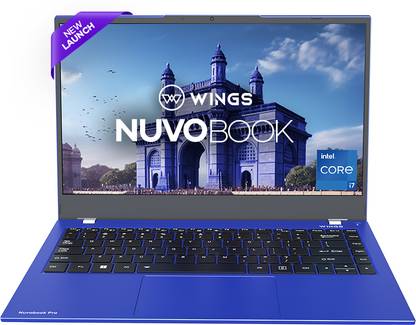 WINGS Nuvobook Pro Aluminium Alloy Metal Body Intel Intel Core i7 11th Gen 1165G7 - (16 GB/512 GB SSD/Windows 11 Home) WL-Nuvobook Pro-BLU Thin and Light Laptop