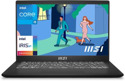 MSI Modern 14 Intel Core i5 11th Gen 1155G7 - (8 GB/512 GB SSD/Windows 11 Home) Modern 14 C11M-030IN Thin and Light Laptop