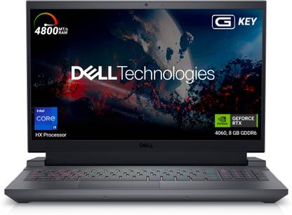 DELL G15 Intel Core i9 13th Gen 13900HX - (16 GB/1 TB SSD/Windows 11 Home/8 GB Graphics/NVIDIA GeForce RTX 4060/165 Hz) 5530 Gaming Laptop