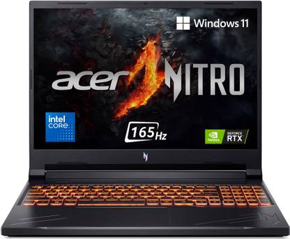 Acer Nitro V Intel Core i5 14th Gen 14450HX - (16 GB/512 GB SSD/Windows 11 Home/6 GB Graphics/NVIDIA GeForce RTX 4050) ANV16-71 Gaming Laptop