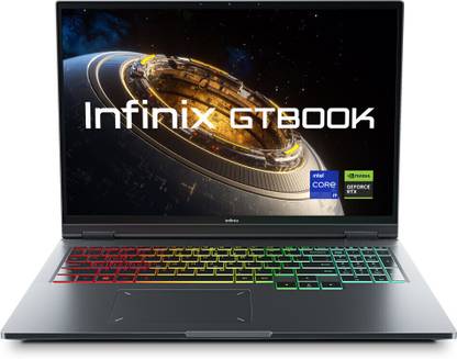 Infinix GT Book Intel Core i9 13th Gen 13900H - (32 GB/1 TB SSD/Windows 11 Home/8 GB Graphics/NVIDIA GeForce RTX 4060/90 W) GL613 Gaming Laptop