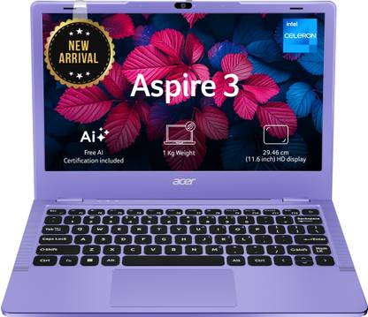 Acer Aspire 3 Intel Celeron Dual Core - (8 GB/256 GB SSD/Windows 11 Home) A311-45 Thin and Light Laptop
