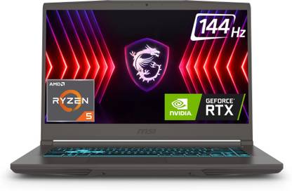 MSI Thin A15 AMD Ryzen 5 Hexa Core 7535HS - (16 GB/512 GB SSD/Windows 11 Home/4 GB Graphics/NVIDIA GeForce RTX 3050/144 Hz) Thin A15 B7UC-284IN / Thin A15 B7UC-102IN Gaming Laptop