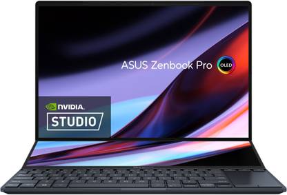 ASUS Zenbook Pro 14 Duo OLED with Dual Screen Touch Panel Intel Core i7 12th Gen 12700H - (16 GB/1 TB SSD/Windows 11 Home/4 GB Graphics/Intel Integrated Iris Xe) UX8402ZE-M711WS Creator Laptop
