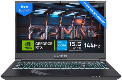 GIGABYTE Intel Core i7 12th Gen 12650H – (16 GB/512 GB SSD/Windows 11 Home/6 GB Graphics/NVIDIA GeForce RTX 4050) G5 MF-G2IN313SH Gaming Laptop  (15 inch, Black, 2.08 Kg)