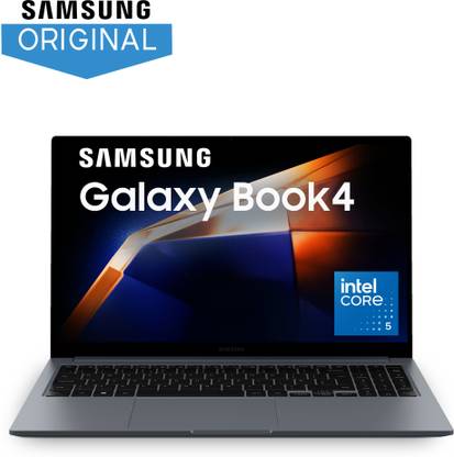 SAMSUNG Galaxy Book4 Intel Core 5 120U - (8 GB/512 GB SSD/Windows 11 Home) NP750XGK-KG1IN / NP750XGK-LG1IN Thin and Light Laptop
