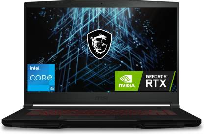 MSI GF63 Intel Core i5 11th Gen 11260H - (16 GB/512 GB SSD/Windows 11 Home/4 GB Graphics/NVIDIA GeForce RTX 2050/60 Hz) GF63 Thin 11UCX-1496IN Gaming Laptop