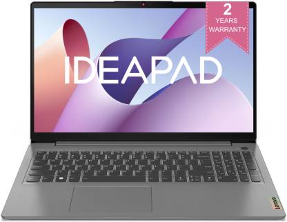 [HDFC Credit Card User] Lenovo IdeaPad Slim 3 Intel Core i5 12th Gen – (8 GB/512 GB SSD/Windows 11 Home) 15IAU7 Thin and Light Laptop  (15.6 Inch, Arctic Grey, 1.63 Kg, With MS Office)