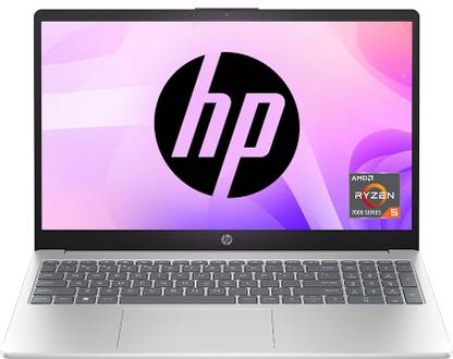 HP AMD Ryzen 5 Hexa Core 7535HS - (8 GB/512 GB SSD/Windows 11 Home) 15-fc1004AU Thin and Light Laptop