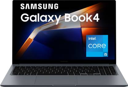 Buy SAMSUNG Galaxy Book4 Intel Core i5 13th Gen 1335U – (16 GB/512 GB SSD/Windows 11 Home) NP750XGJ-KG2IN / NP750XGJ-LG2IN Thin and Light Laptop  (15.6 Inch, Gray, 1.55 Kg, With MS Office) at Rs. 61990