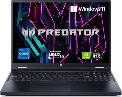 Acer Predator Intel Core i7 13th Gen 13700HX - (16 GB/512 GB SSD/Windows 11 Home/8 GB Graphics/NVIDIA GeForce RTX 4060) PH16-71 Gaming Laptop