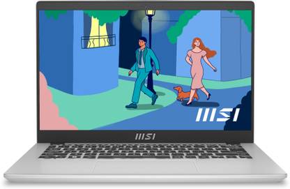 MSI Intel Core i3 12th Gen 1215U - (8 GB/256 GB SSD/Windows 11 Home) Modern 14 C12M-446IN Thin and Light Laptop