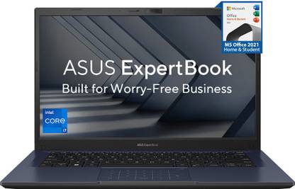ASUS Expertbook Intel Core i7 12th Gen 1255U - (16 GB/512 GB SSD/Windows 11 Home) B1402CBA-NK2417WS Thin and Light Laptop