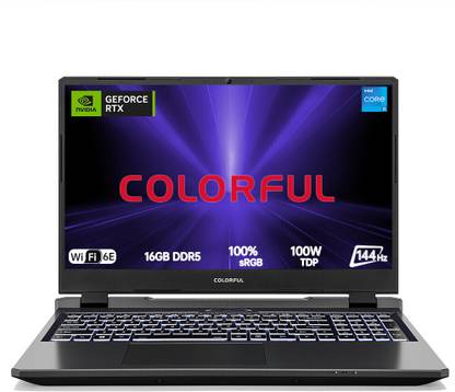 Colorful Evol P15 Intel Core i5 12th Gen 12500H - (16 GB/512 GB SSD/Windows 11 Home/6 GB Graphics/NVIDIA GeForce RTX 4050) 23-HD55D16512A-G-IND/ 23-HE55D16512A-G-IND Gaming Laptop