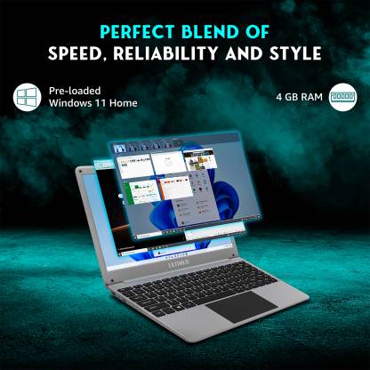 Ultimus Lite Intel Celeron Dual Core N4020 - (4 GB/128 GB SSD/Windows 11 Home) NU14U4INC43BN-SG Thin and Light Laptop