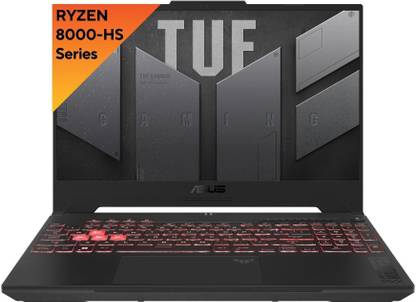 ASUS TUF Gaming A15 AMD Ryzen 7 Octa Core 8845HS - (16 GB/512 GB SSD/Windows 11 Home/8 GB Graphics/NVIDIA GeForce RTX 4060) FA507UV-LP136WS Gaming Laptop