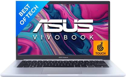 ASUS Vivobook 14 Touchscreen Intel P-Series Intel Core i3 12th Gen 1220P - (8 GB/512 GB SSD/Windows 11 Home) X1402ZA-MW312WS Thin and Light Laptop