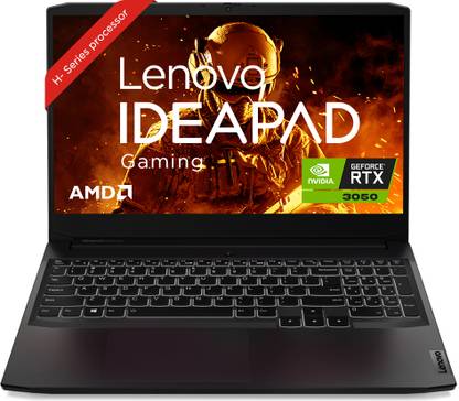 Lenovo Ideapad Gaming 3 AMD Ryzen 5 Hexa Core AMD R5-5600H - (16 GB/512 GB SSD/Windows 11 Home/4 GB Graphics/NVIDIA GeForce RTX 3050/120 Hz) 15ACH6 Gaming Laptop