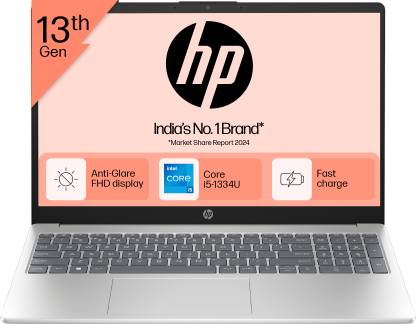 HP MS Office 2024 Intel Core i5 13th Gen 1334U - (8 GB/512 GB SSD/Windows 11 Home) fd0466TU Thin and Light Laptop