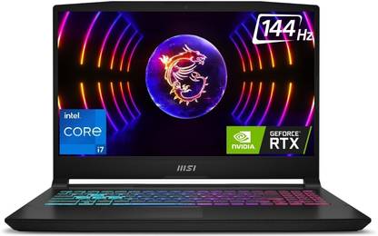 MSI Katana 15 Intel Core i7 12th Gen 12650H - (8 GB/512 GB SSD/Windows 11 Home/6 GB Graphics/NVIDIA GeForce RTX 3050/144 Hz) Katana 15 B12UDXK-1017IN Gaming Laptop