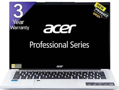Acer Professional 14, Intel Core i7 13th Gen 1355U with Turbo Boost, 3 Year Warranty, with Fingerprint and Backlit Keyboard - (16 GB/1 TB SSD/Windows 11 Pro) TL14-52M Thin and Light Laptop