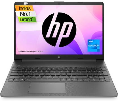 HP Intel Celeron Dual Core N4500 - (8 GB/512 GB SSD/Windows 11 Home) 15s- fq3066TU Thin and Light Laptop