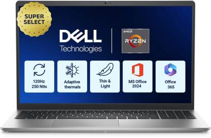 DELL 15 AMD Ryzen 5 Hexa Core 7530U - (16 GB/512 GB SSD/Windows 11 Home) 0IN3535100801RINS1O / ODC1525580201RINS1 Thin and Light Laptop
