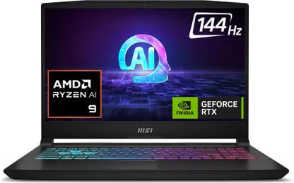 MSI Katana A15 AI AMD Ryzen 9 Octa Core 8945HS - (16 GB/1 TB SSD/Windows 11 Home/8 GB Graphics/NVIDIA GeForce RTX 4070) Katana A15 AI B8VG-440IN Gaming Laptop