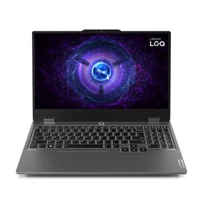 Lenovo LOQ Intel Core i5 12th Gen 12450HX – (8 GB/512 GB SSD/Windows 11 Pro/4 GB Graphics/Intel Integrated ARC A530M) 15IAX9I Gaming Laptop  (15.6 Inch, Luna Grey, 2.4 Kg)