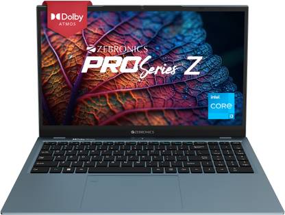ZEBRONICS Pro Series Z Intel Core i3 12th Gen 1215U - (8 GB/512 GB SSD/Windows 11 Home) ZEB-NBC 3S Thin and Light Laptop