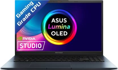 ASUS Vivobook Pro 15 OLED For Creator AMD Ryzen 5 Hexa Core 5600HS - (16 GB/512 GB SSD/Windows 11 Home/4 GB Graphics/NVIDIA GeForce RTX 2050) M6500QFB-LK541WS Gaming Laptop