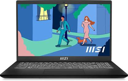 MSI Modern 15 Intel Core i3 12th Gen Core i3 1215U - (8 GB/512 GB SSD/Windows 11 Home) MODERN 15 B12M-613IN Thin and Light Laptop