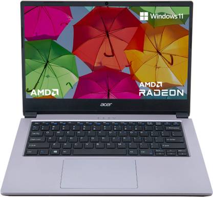 Acer One14 Ryzen 5 3500U – (8 GB/256 GB SSD/Windows 11 Home) Z2-493 Thin and Light Laptop  (14 Inch, Rose Gold, 1.6 Kg, With MS Office) at Rs. 30990