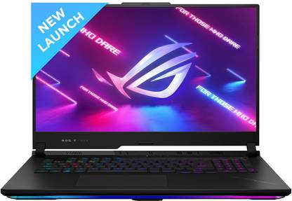 ASUS ROG Strix SCAR 17 with 90WHr Battery AMD Ryzen 9 Octa Core 7945HX - (16 GB/1 TB SSD/Windows 11 Home/12 GB Graphics/NVIDIA GeForce RTX 4080/240 HZ/175 TGP) G733PZ-LL046WS Gaming Laptop