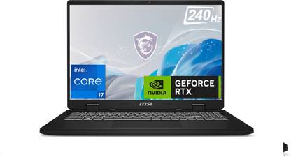 MSI Creator M16 HX Intel Core i7 14th Gen 14700HX - (32 GB/1 TB SSD/Windows 11 Pro/6 GB Graphics/NVIDIA GeForce RTX 4050/240 Hz) Creator M16 HX C14VEG-619IN Gaming Laptop