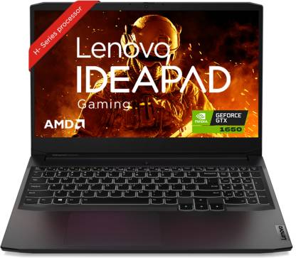Lenovo Ideapad AMD Ryzen 5 Hexa Core 5600H - (16 GB/512 GB SSD/Windows 11 Home/4 GB Graphics/NVIDIA GeForce GTX 1650) 15ACH6 Gaming Laptop