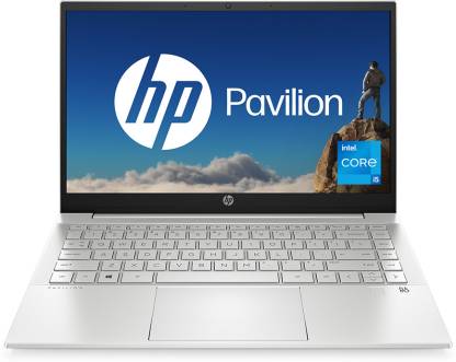 HP Pavilion Intel Core i5 11th Gen 1155G7 - (16 GB/512 GB SSD/Windows 11 Home) 14-dv1001TU Thin and Light Laptop