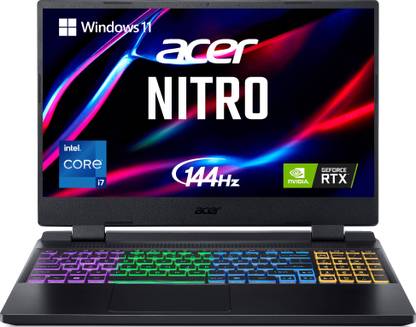 Acer Gaming Intel Core i7 12th Gen 12700H - (16 GB/512 GB SSD/Windows 11 Home/4 GB Graphics/NVIDIA GeForce RTX 3050) AN515-58 Gaming Laptop