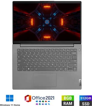 Lenovo V 14 (2025) Intel Core i5 12th Gen 1235U - (8 GB/512 GB SSD/Windows 11 Home) V 14 Thin and Light Laptop